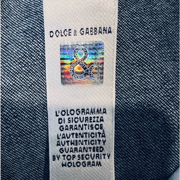 UNIQUE DOLCE & GABBANA Tight Jeans. Zipper in The Bottom. Brand New. European - Picture 13 of 15